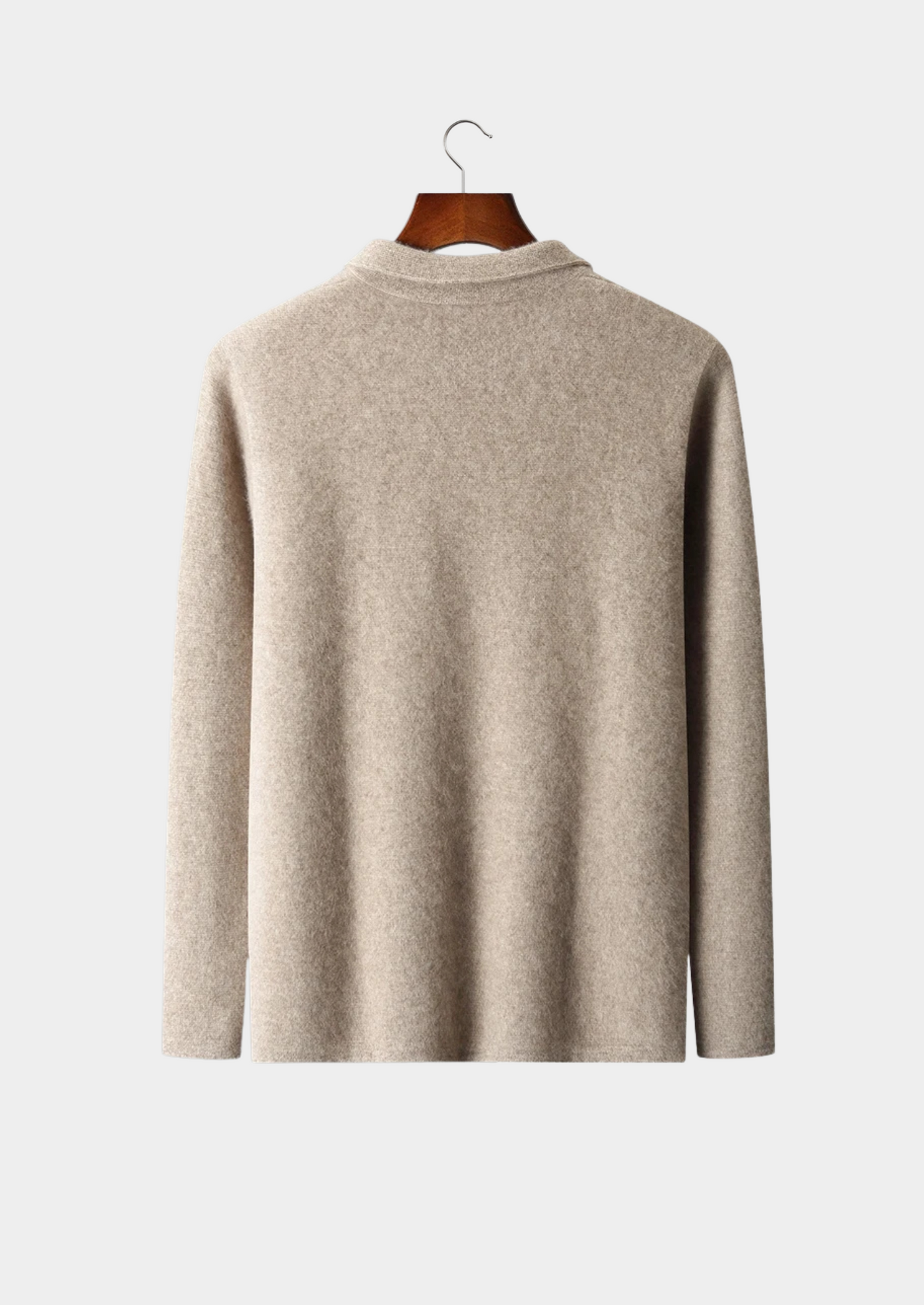 100% CASHMERE ZIPPER CARDIGAN
