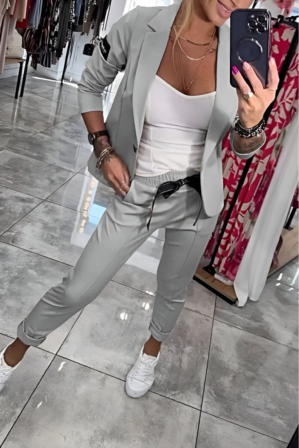 Mirella Stylish Two-Piece Blazer Suit with Pants ✨