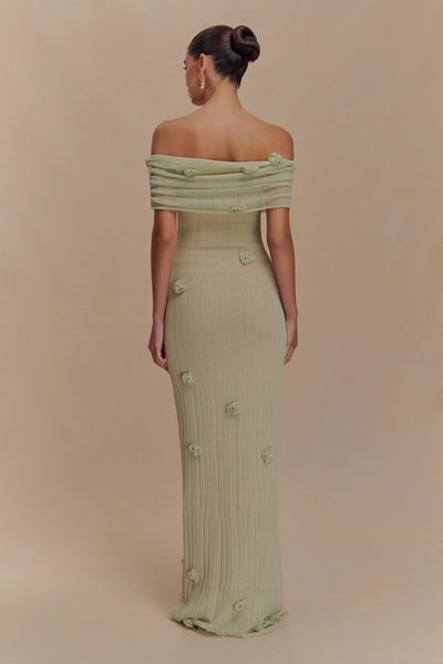 Orchid Knit Maxi Dress