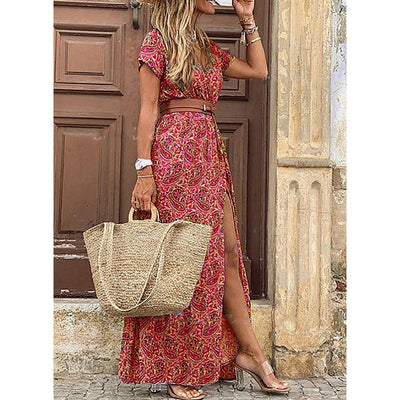 Amara™ | Elegant Bohemian Maxi Dress