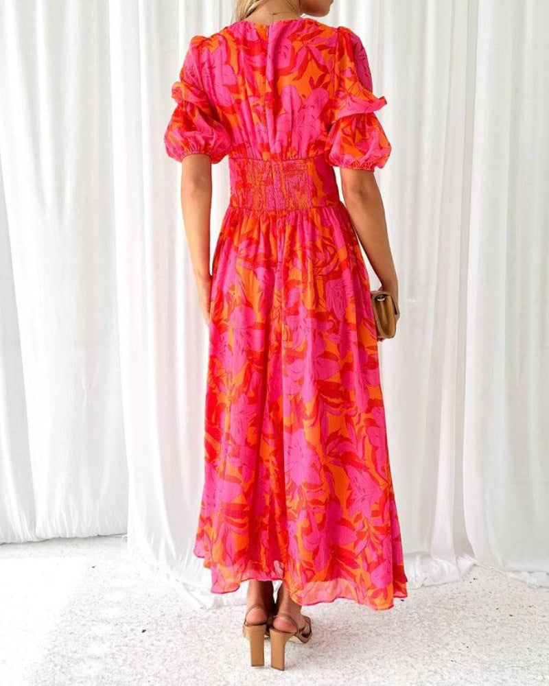 Elodie | Red Maxi Dress