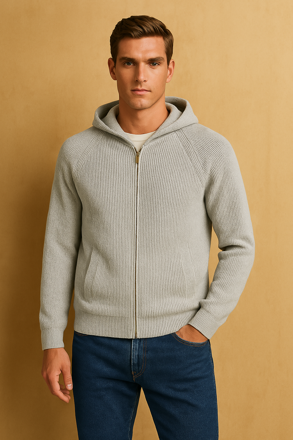 Enzo™ | Merino Wool Cardigan