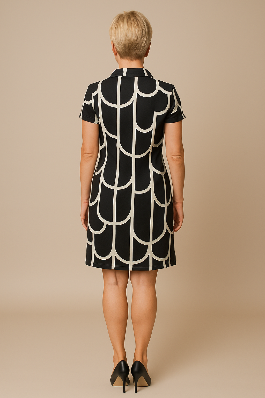 Thyra | Short Sleeve Midi Dress