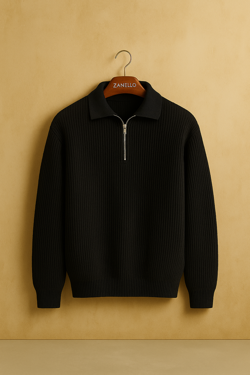 Elio™ | Cotton Quarter-Zip Sweater