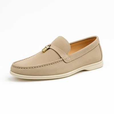 Lorenzo Charm Suede Loafers