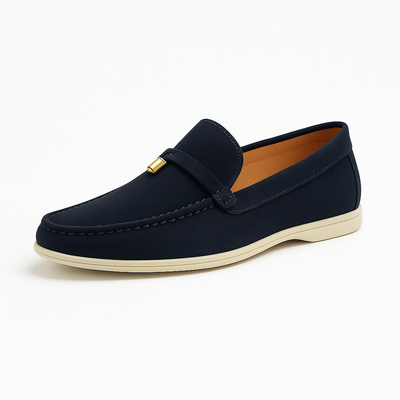 Lorenzo Charm Suede Loafers
