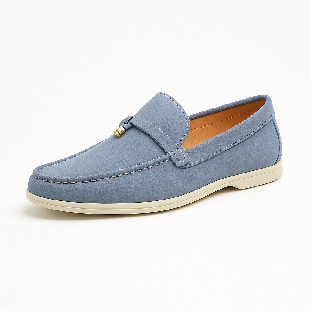 Lorenzo Charm Suede Loafers