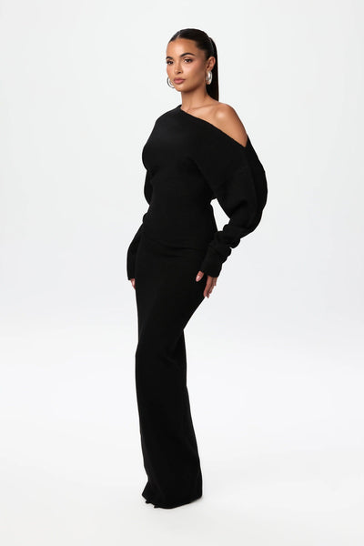 Joséphine Sweater Dress with Drop Shoulders