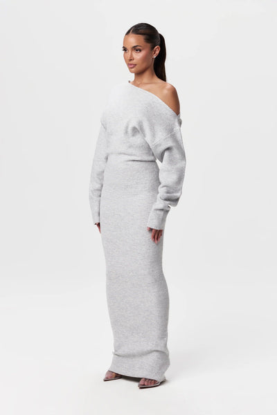 Joséphine Sweater Dress with Drop Shoulders