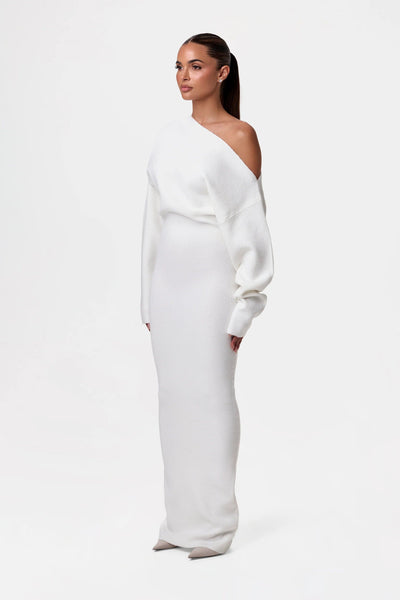 Joséphine Sweater Dress with Drop Shoulders
