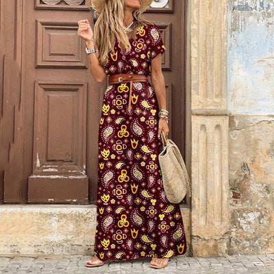 Amara™ | Elegant Bohemian Maxi Dress