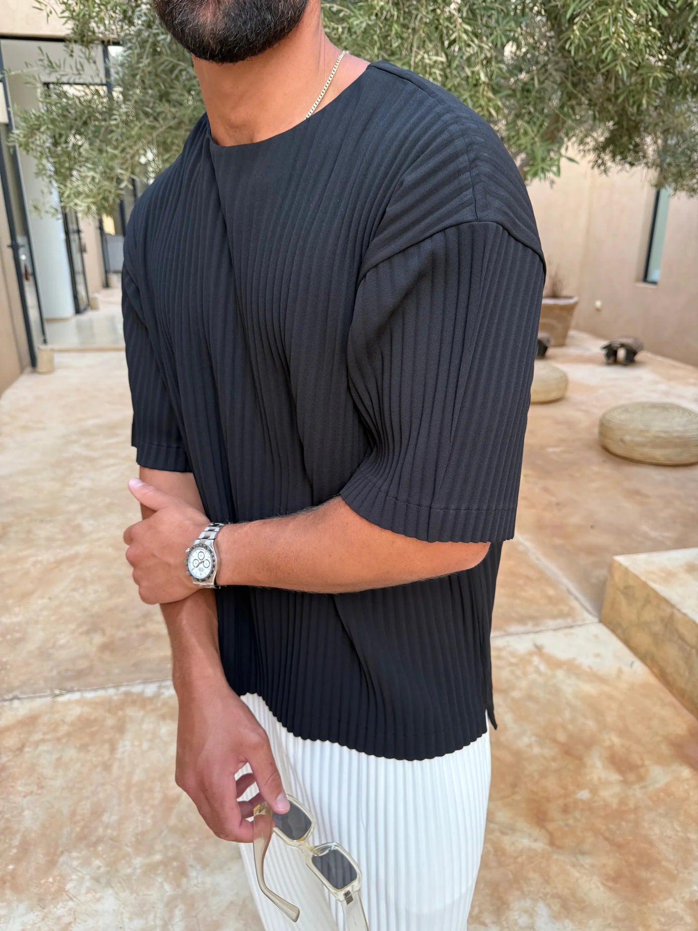 Nuvair™ | Pleated T-Shirt