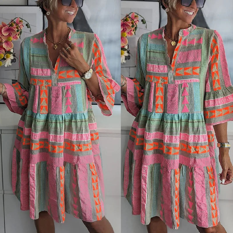 Mila™ | Elegant Spring Midi Dress