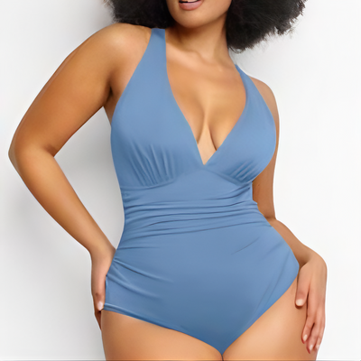 Selena™ | Smart Sculpt Ruched Swimsuit with Tummy Control