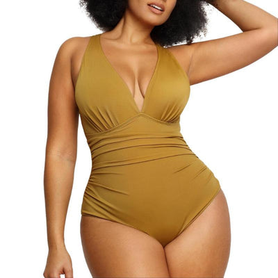 Selena™ | Smart Sculpt Ruched Swimsuit with Tummy Control