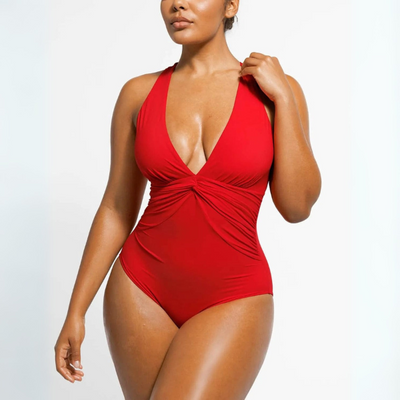 Selena™ | Smart Sculpt Ruched Swimsuit with Tummy Control