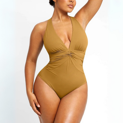 Selena™ | Smart Sculpt Ruched Swimsuit with Tummy Control