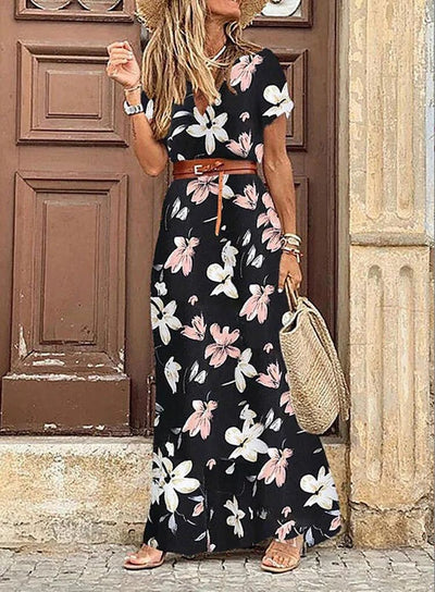 Amara™ | Elegant Bohemian Maxi Dress